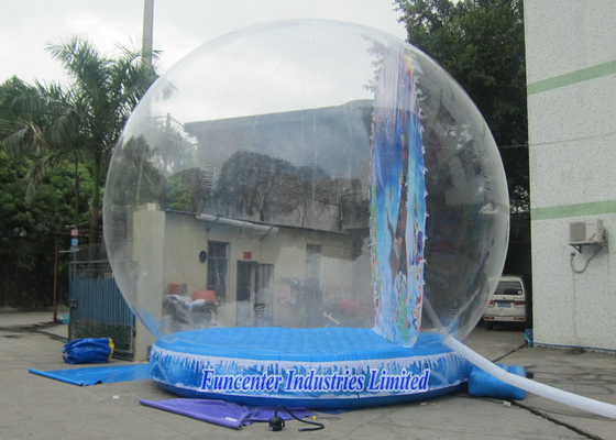 پس زمینه تعطیلات تورم Snow Globe PVC سالم برای رویداد تبلیغاتی