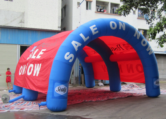 OEM Custom Blow Up چادر، چشمه چشمه چشمه خانواده تورم 8x6x4.5m ابعاد