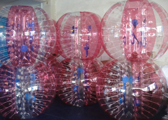 توپ حباب رنگارنگ توپ Zorbing فوتبال بامبو برای بازی در فضای باز