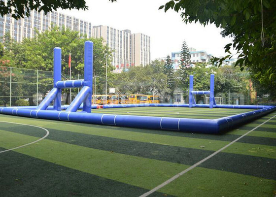 اسباب بازی های ورزشی تورم ورزشی در فضای باز 0.55mm PVC Football Arena زمین بازی