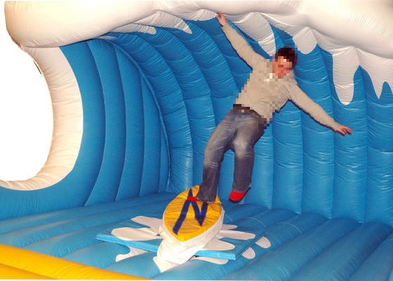 سرگرمی اسباب بازی های ورزشی بادی Quadruple Stitching Surf Wave Simulator