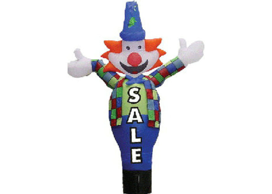 4 - 6 متر ارتفاع نشانه های تبلیغاتی بادکنکی Eye Catching Clown Air Dancer