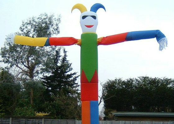 4 - 6 متر ارتفاع نشانه های تبلیغاتی بادکنکی Eye Catching Clown Air Dancer