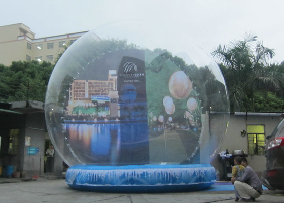 3m - 5m Diameter تورم کریسمس برف Globe خارج از منزل محیط زیست دوستانه