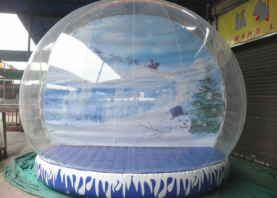 Logo Globe تورم Snow Globe Logo سازگار با محیط رنگی با پایه رنگارنگ