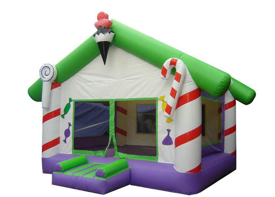 4m طول PVC کریسمس بادوام، تورم Jump House Resistance