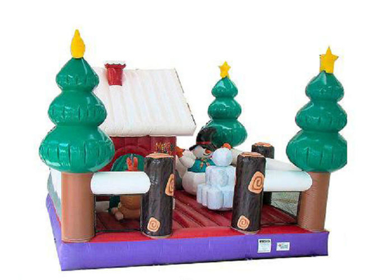 4m طول PVC کریسمس بادوام، تورم Jump House Resistance