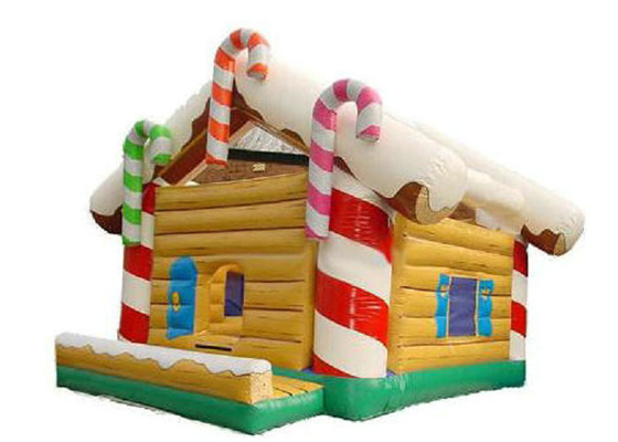 4m طول PVC کریسمس بادوام، تورم Jump House Resistance
