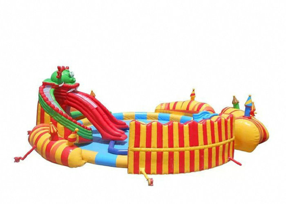 پلاستیک آب پلاستیکی Plato PVC با استخر اسلاید دو تکنولوژی سوزن ایمن
