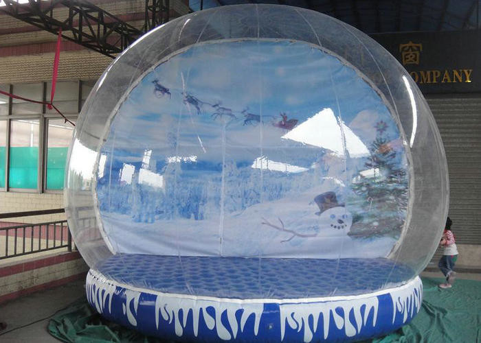 Logo Globe تورم Snow Globe Logo سازگار با محیط رنگی با پایه رنگارنگ