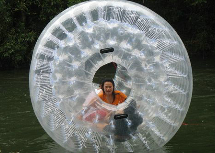 پاک کردن PVC Pool Hamster Ball رنگ سفارشی چاپ شده با تکنولوژی جوشکاری داغ
