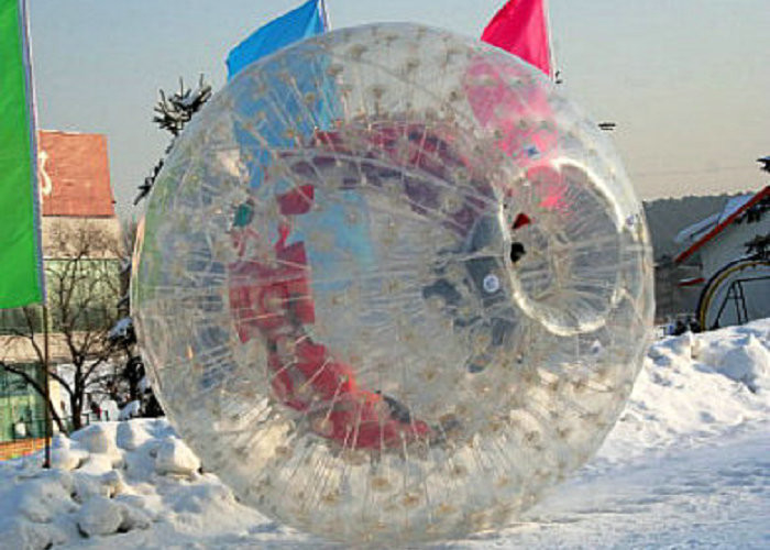 2.2m 3.0m Dia تورم اسباب بازی های بیرونی Fire Retardant Ball Hamster Big